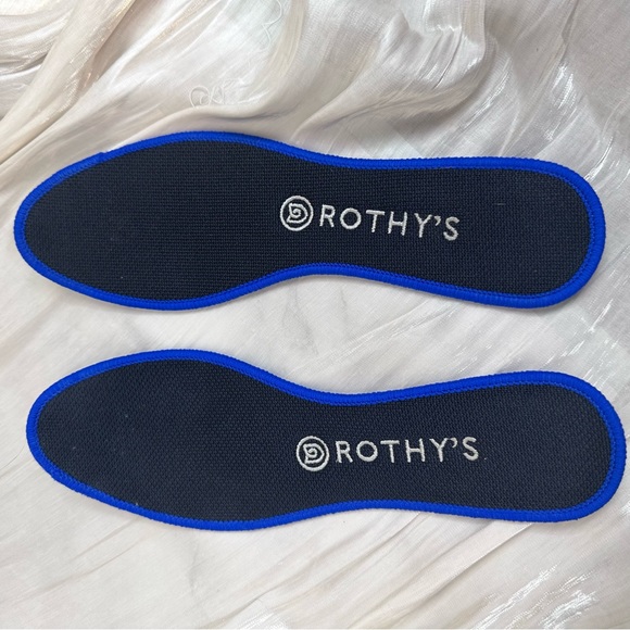 Rothy's Birdseye Round Toe Rare Retired Knit Ballet Flats In Flax Gray Size 9 - Picture 11 of 13